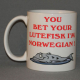 Coffee Mug - Bet your lutefisk